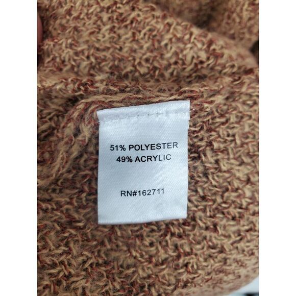 Love Ellie‎ Women's Brown long line cardigan duster with pockets Size Large - Picture 4 of 6